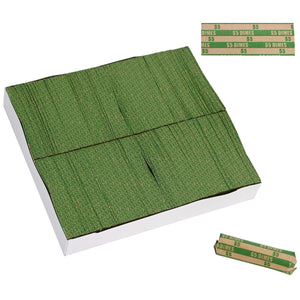 L LIKED Flat Striped Coin Wrappers, Pack of 1000 PCS