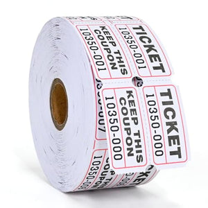 L LIKED Raffle Tickets Double Rolls 1000 per Roll 50/50 Raffle Tickets for Events, Entry, Class Reward, Fundraiser & Prizes