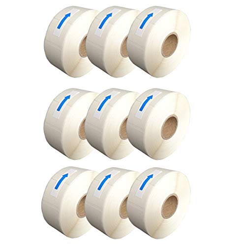 L LIKED Blank White 1 x 2 Inch Dissolvable Labels for Food Rotation Prep roll of 500