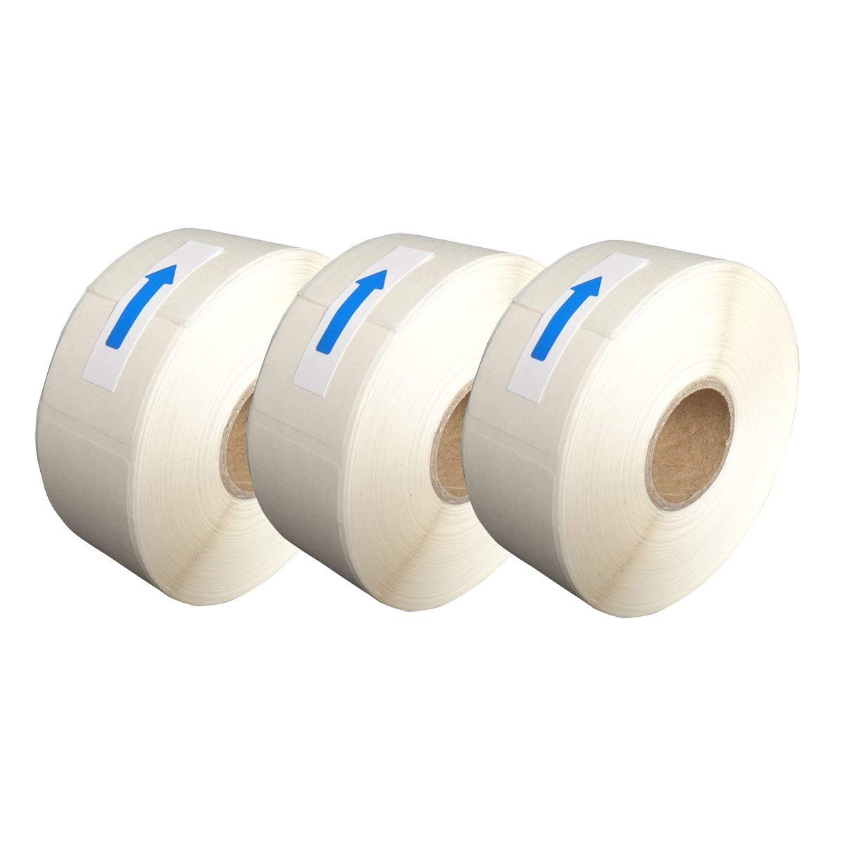 L LIKED Blank White 1 x 2 Inch Dissolvable Labels for Food Rotation Prep roll of 500