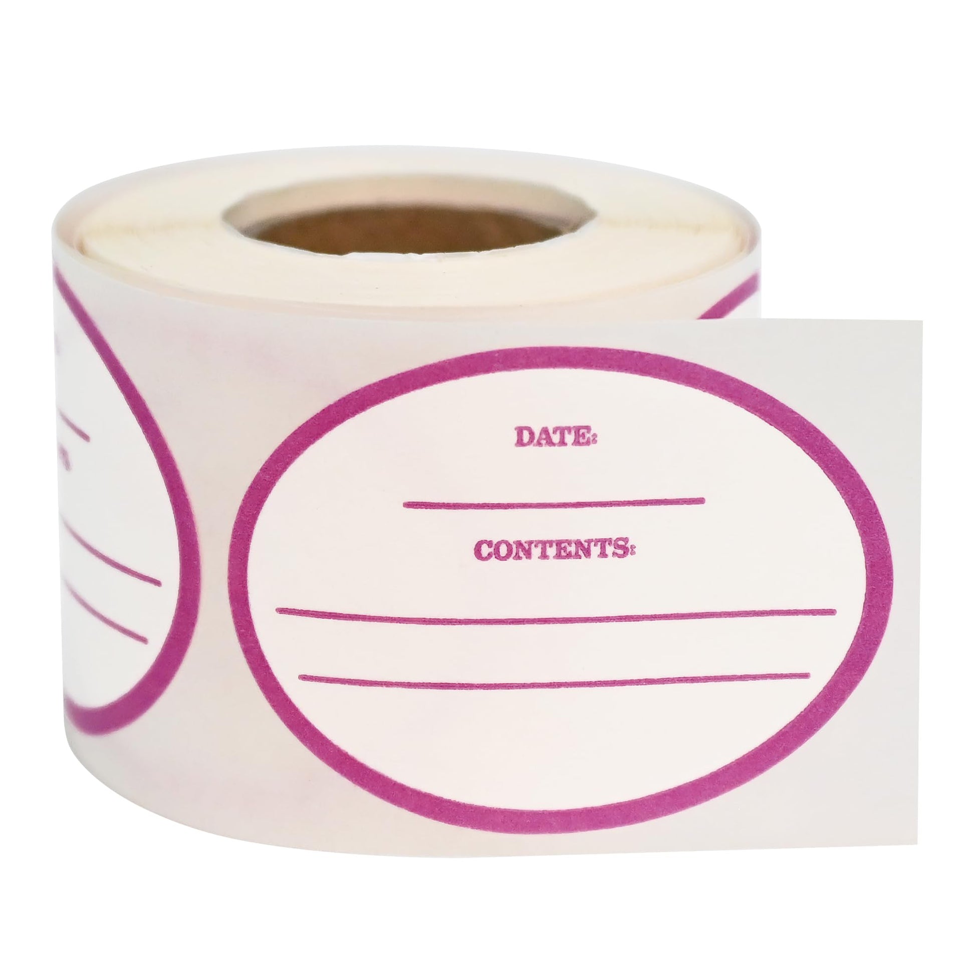 L LIKED 200 Stickers Dissolvable Food Labels for Containers 1 1/2" x 2"Canning Labels for Jars (Roll of 200) (1 Rolls)