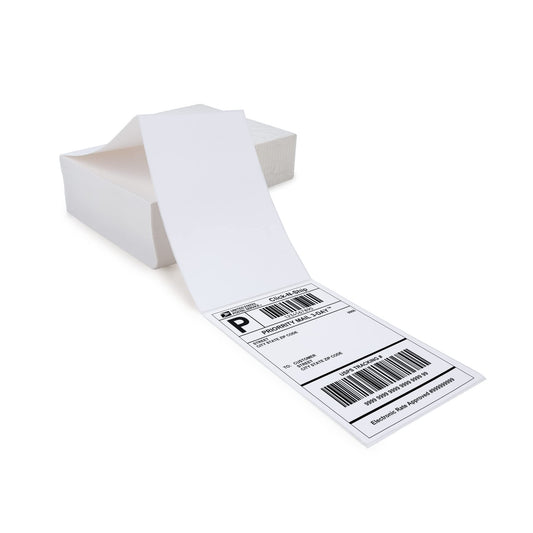 Fanfold 4" x 6" Direct Thermal Labels