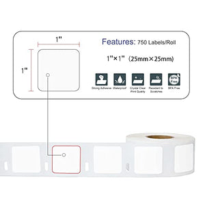 L LIKED 10 Rolls Compatible with DYMO 30332 Square Labels 1