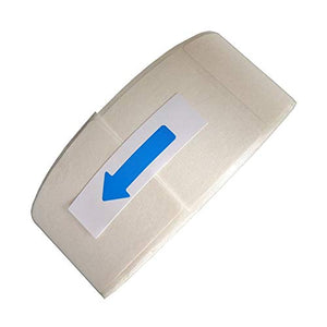 L LIKED Blank White 1 x 2 Inch Dissolvable Labels for Food Rotation Prep roll of 500