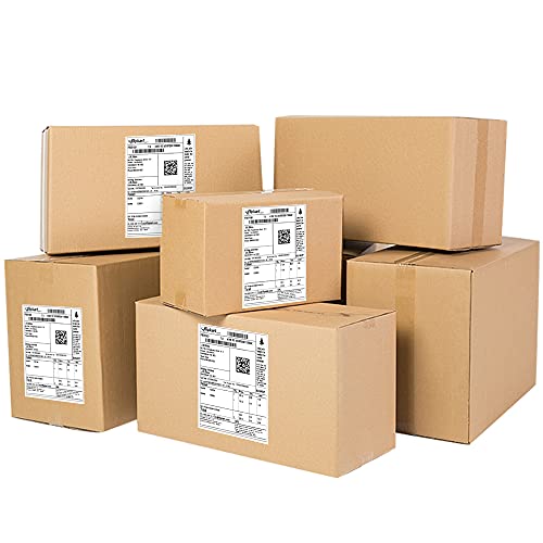 L LIKED 4 Rolls 4" x 6" Direct Blank Thermal Shipping Labels with 450 Labels/Roll - Compatible Zebra 2844 ZP-450 ZP-500 ZP-505 (4 Rolls - 1800 Labels)