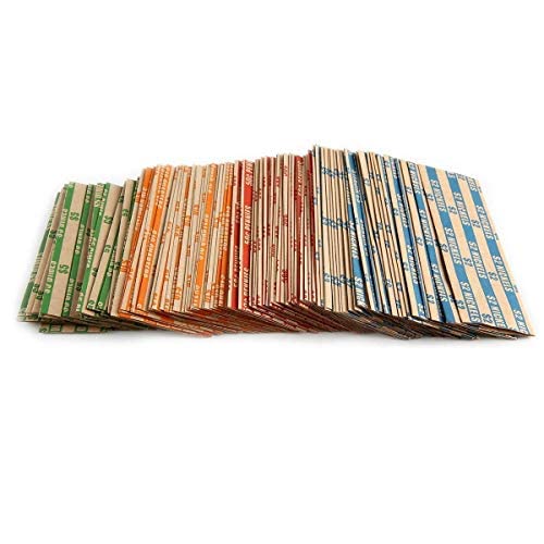  Flat Striped Coin Wrappers