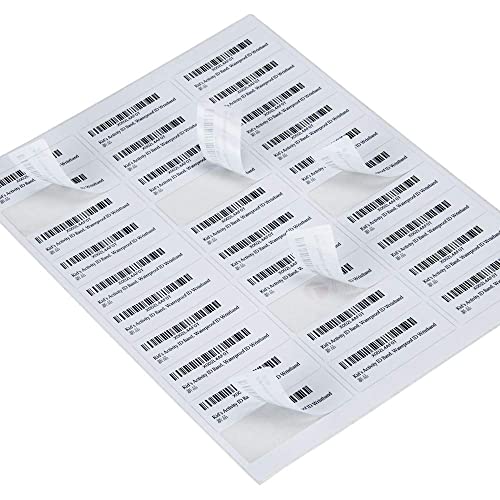 L LIKED 1" X 2-5/8" Self Adhesive Shipping Labels 30 per Sheets Barcode Mailing SKU Labels 30-up for Laser & Inkjet Printers (3,000 Labels - 100 Sheets)…