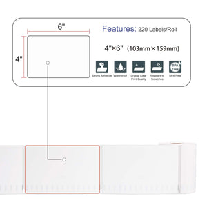 L LIKED Rolls Compatible with Dymo 1744907 Internet Postage Labels 4