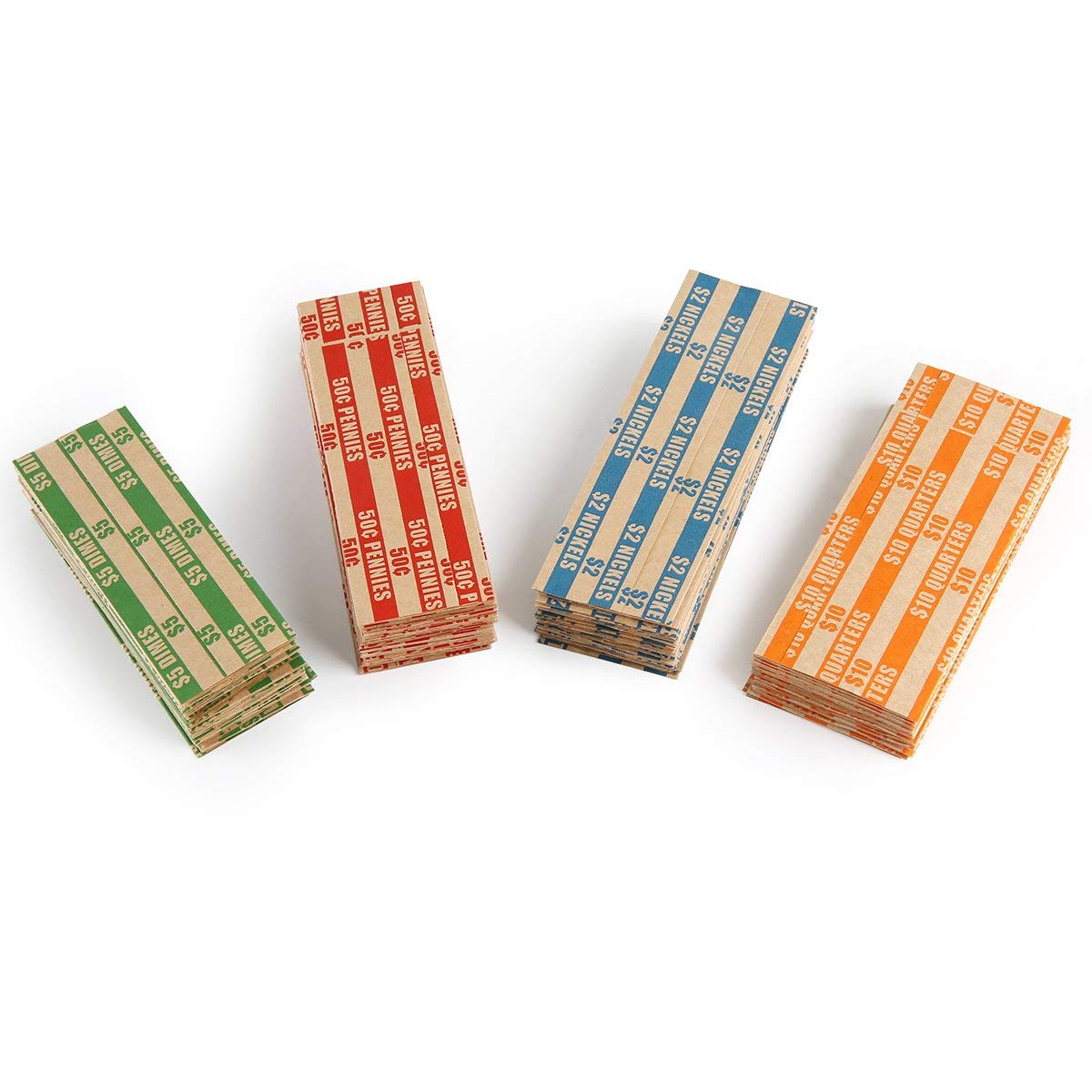 L LIKED Assorted Bundle Flat Striped Coin Wrappers