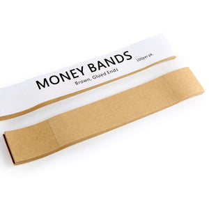 l Kraft Brown Currency Straps Bill Wrappers